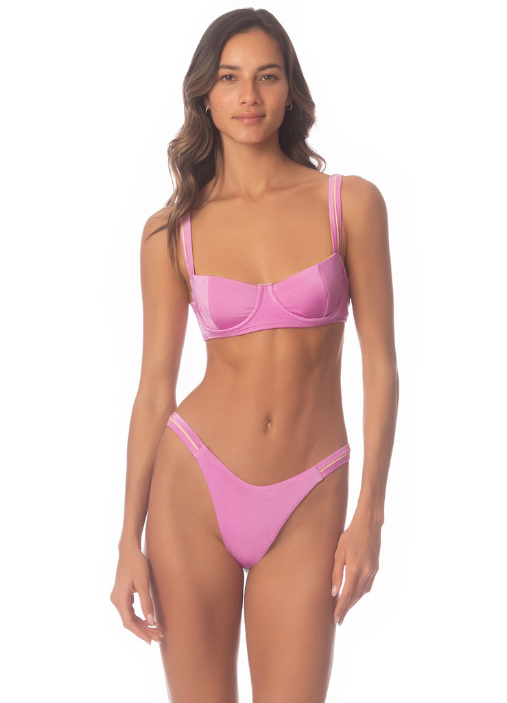 Vestidos de baño y ropa deportiva Maaji - Bikini Top Serendipity Fondant Pink Pt3727Sun001