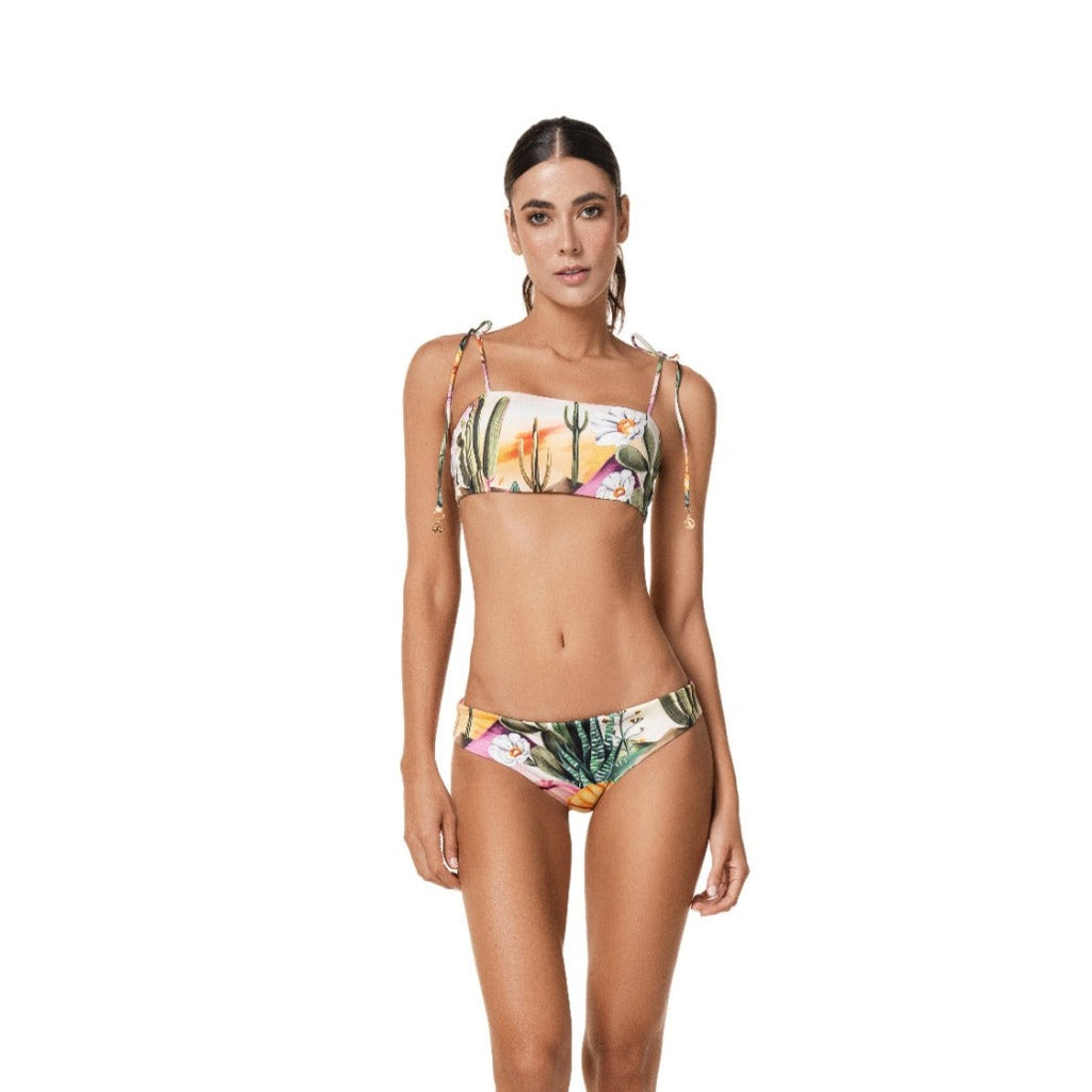Prendas seleccionadas de ropa de playa y vestidos e baño Ola Azul - Bikini Panty Salma Maguey Bi0091